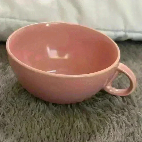 Vintage mcm coffee cup California Pottery pink - Picture 3 of 8